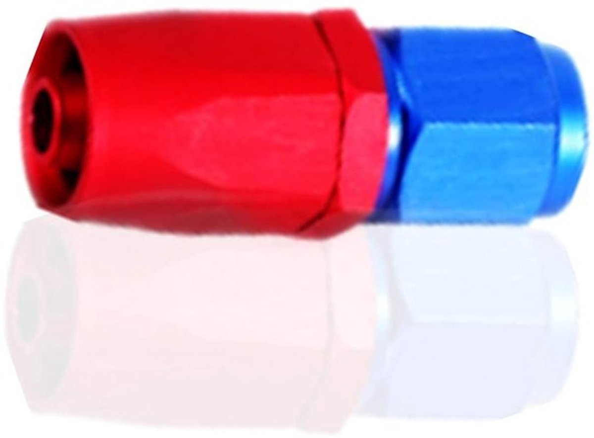 Adapter voor verbindingsstukken - Draaibaar Olio - Blauw Rood - AN6-0° - Geschikt voor brands - Kleur: Blauw Rood