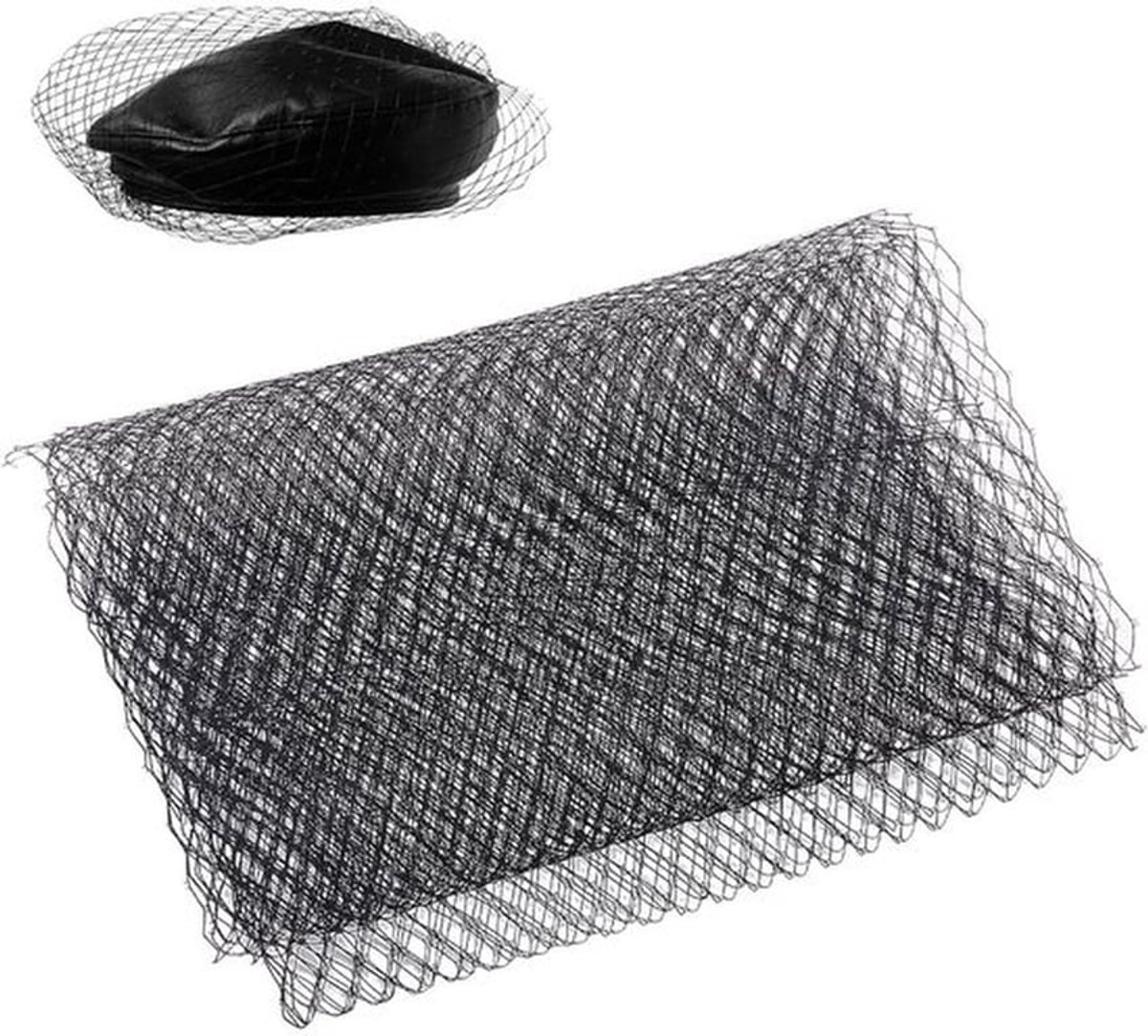 Nylon Gaas 3 m - Zwart Netweefsel - Lichtgewicht - Ademend - Slijtvast - Voor Doe-Het-Zelf Projecten