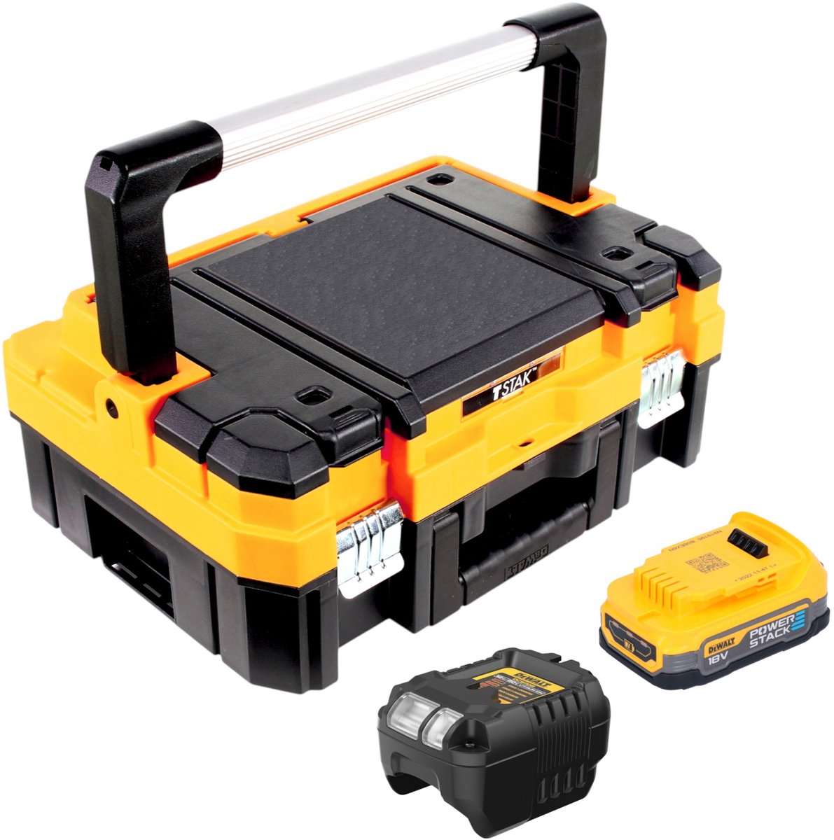 DeWalt DCBP 034 Powerstack-accu 18 V 1,7 Ah / 1700 mAh XR Li-Ion - met laadniveau-indicator