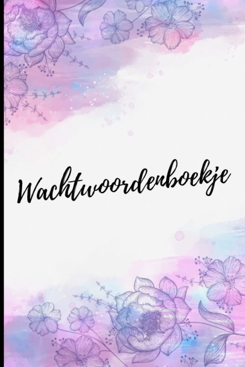 Wachtwoordenboekje - Wit - A5 - Klein en Discreet Alfabetisch Gesorteerd Notitieboekje - Voor Iedereen