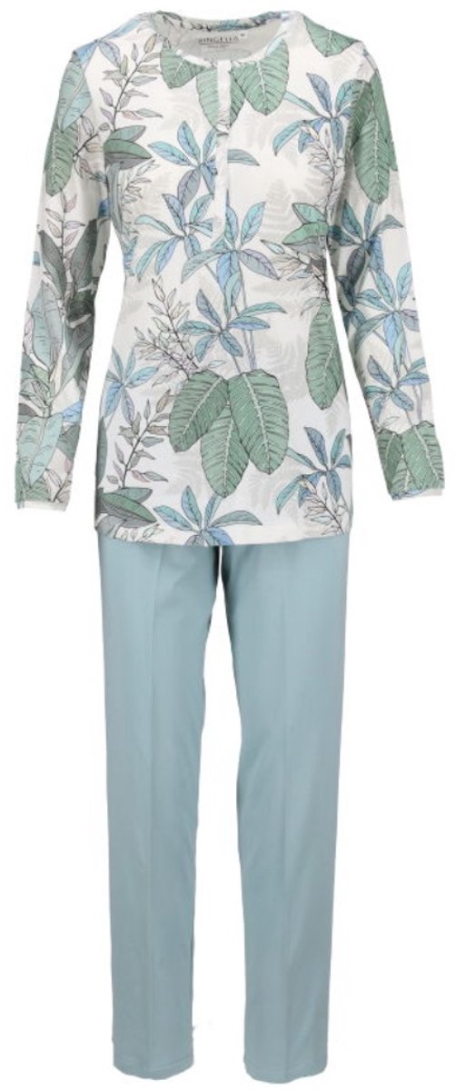 Ringella Katoenen dames pyjama veelkleurig Ringella - Meerdere kleuren - Maat - 54