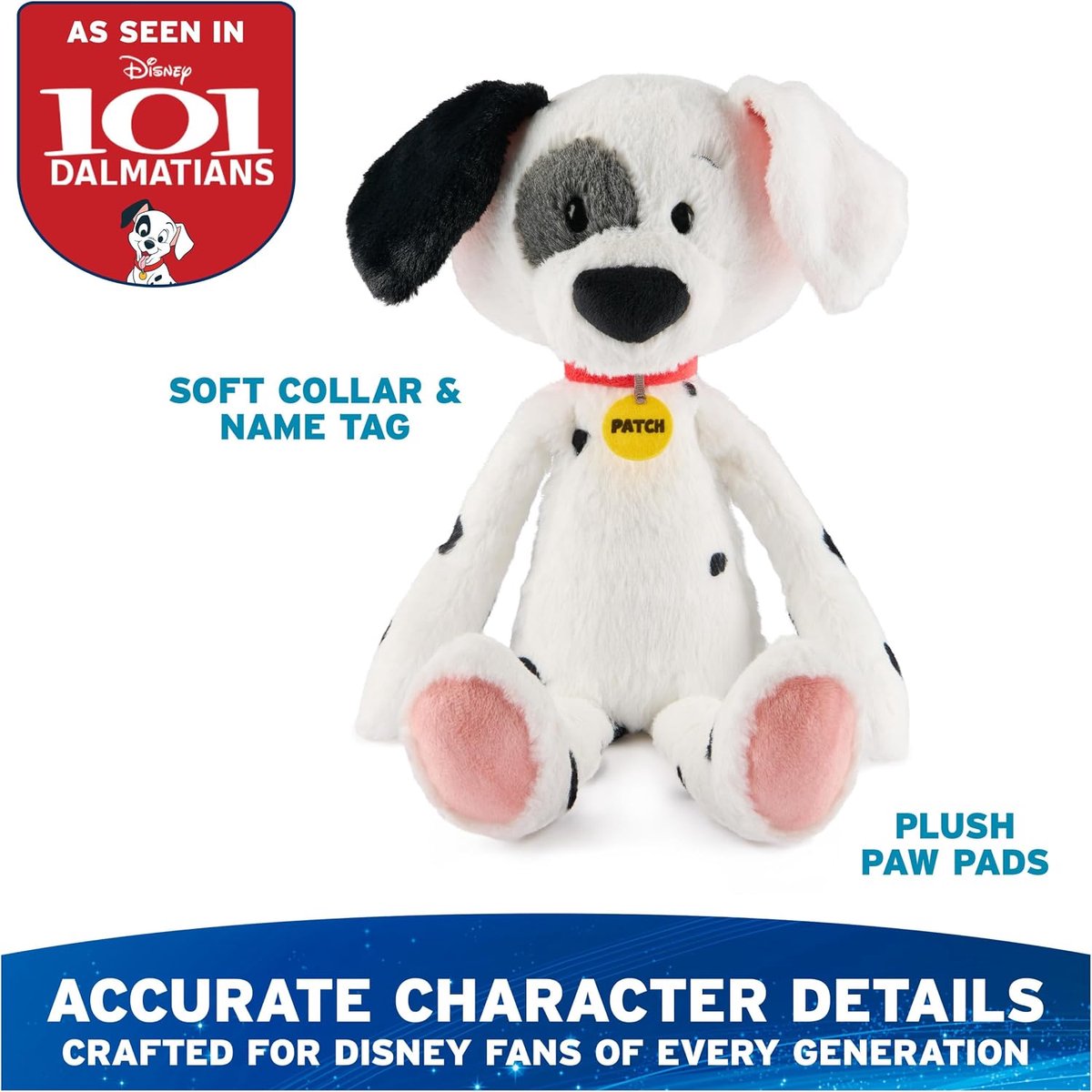Disney Patch - 101 Dalmatiërs - pluche 38 cm