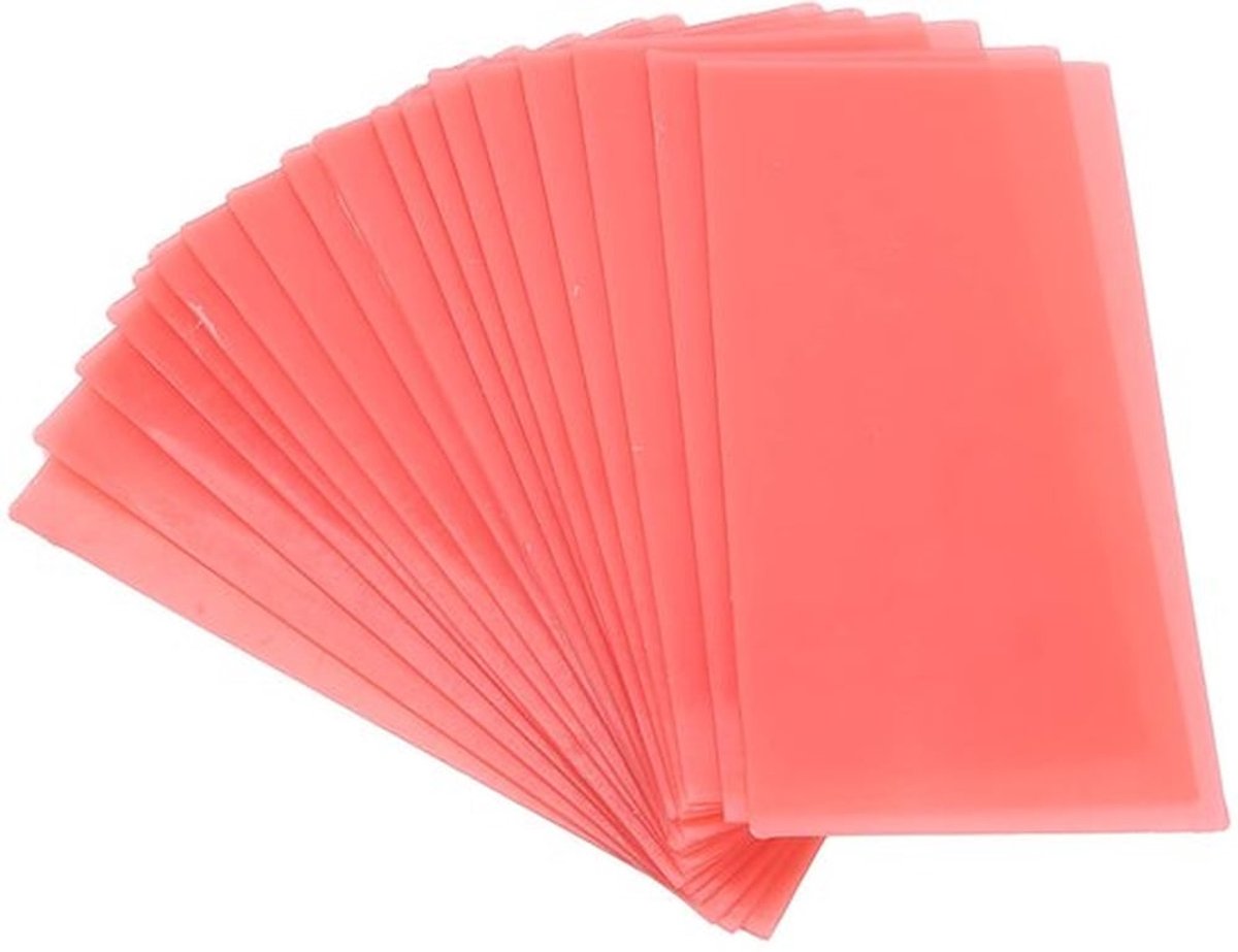 - Tandreinigingsdoek - Orthodontische Wax - Directe verlichting - Rood - Tandheelkundige hulp - Bescherming tegen wrijving - Geschikt voor