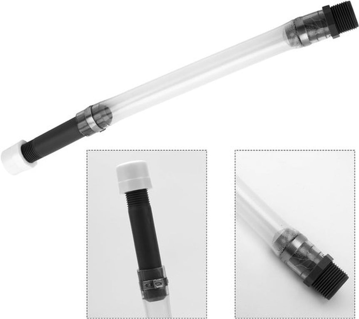 2 Stuks Racing Brandstofkan Slang, 14 Inch Transparante Slang Adapter voor Brandstofcontainers, Vervangingsslang voor Racing Brandstofkannen en Brandstofflessen