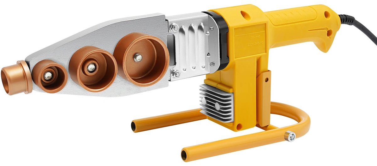Home & Beyond® PPR Lasapparaat - Buislasapparaat voor Kunststof Leidingen - Digitaal Instelbaar - Geel - 850W