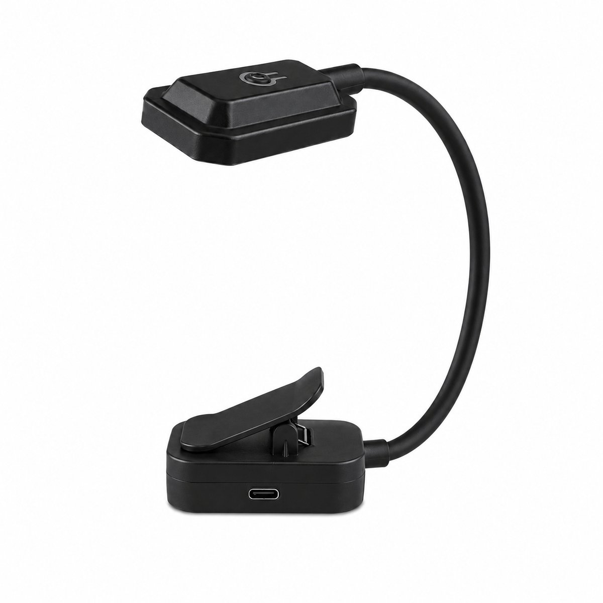 Leeslampje met Klem - 3 LED Kleuren - Staand Bedlampje Lamp - USB Oplaadbaar - Leeslampje - Bedlamp - Leeslampje voor Boek - Voor in Bed - Zwart