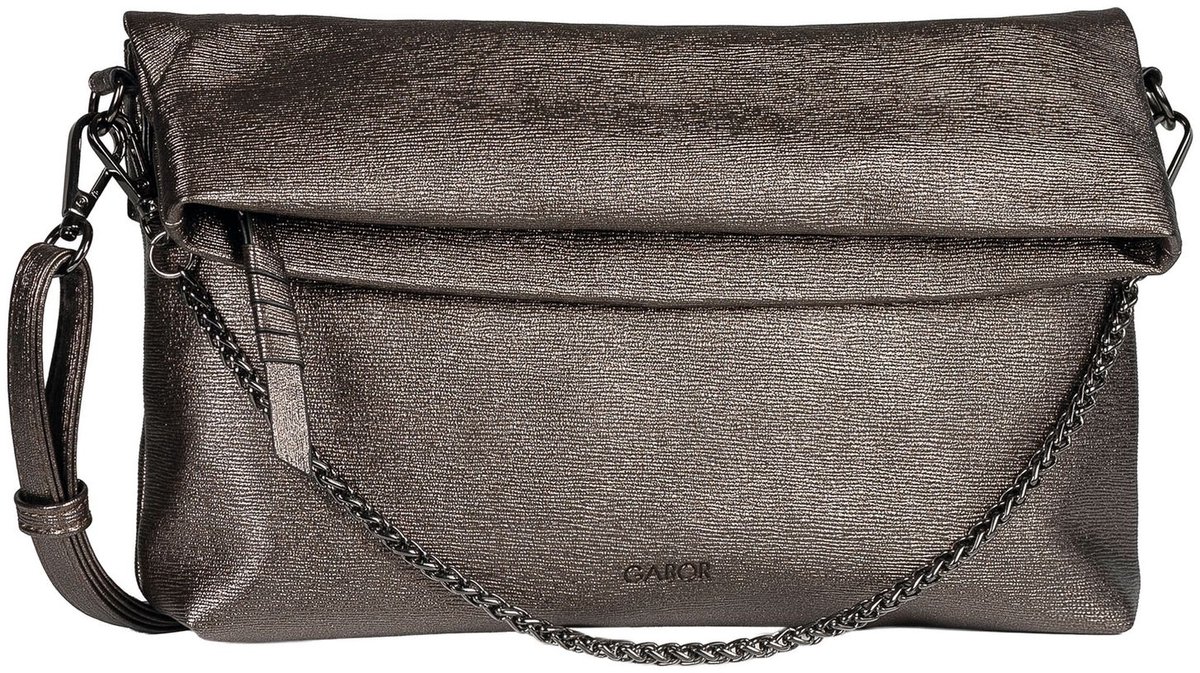 Gabor schoudertas avondtas Hava Cross Bag Metallic Brown donkerbruin