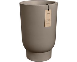 Elho Amber Grail High 30 - Grote Bloempot voor Binnen & Buiten - 100% Gerecycled Plastic - Ø 29.5 x H 46 cm - Burnt umber
