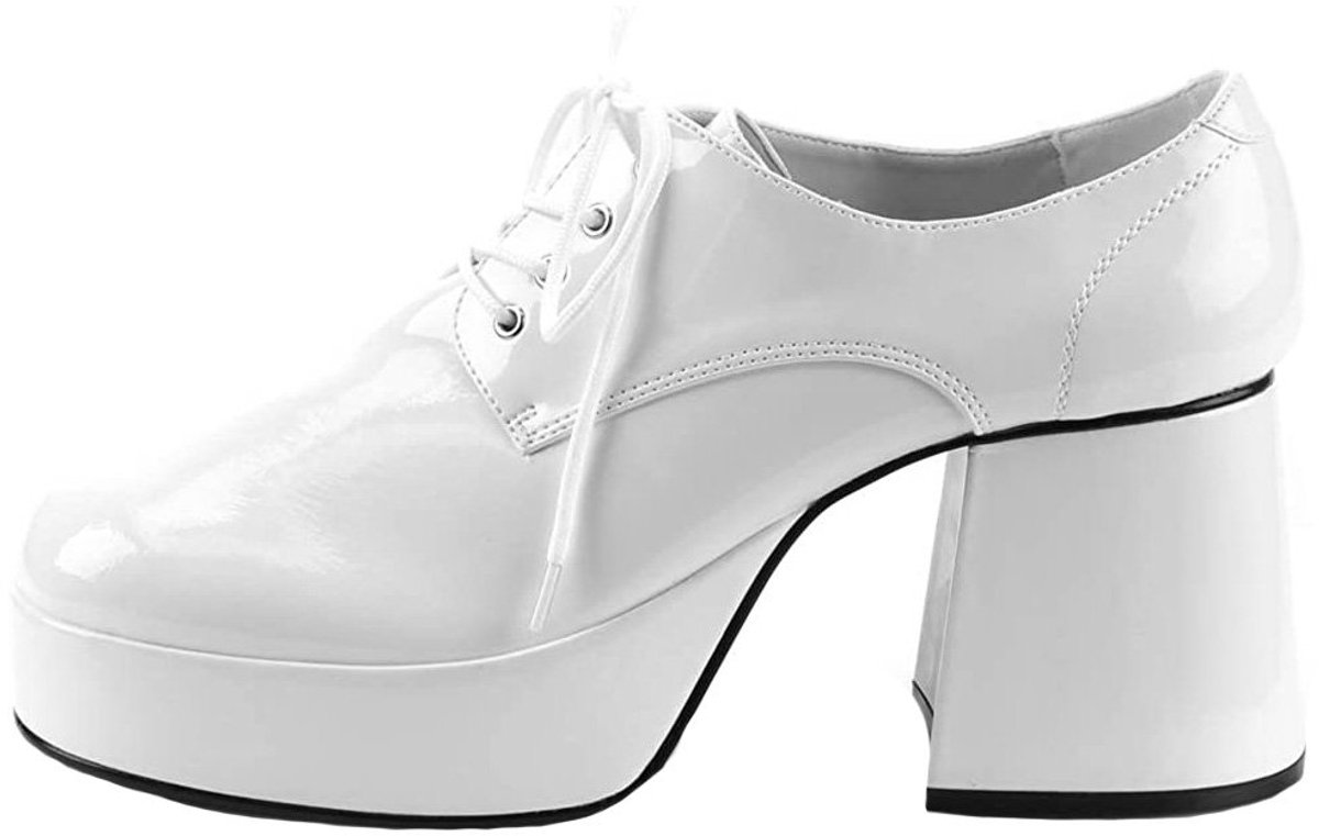 Jaren 70 Herenschoenen Wit
