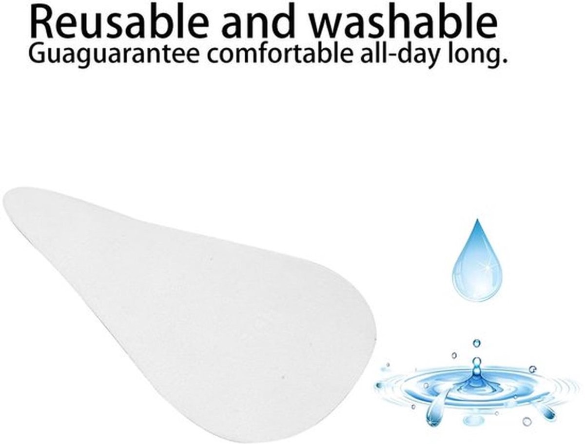 Badpak Pads Herbruikbaar - Lichtgewicht Onzichtbare Ondergoed Pads - Silicone Concealer - Voor Badmode/Activewear - Geschikt voor Leggings - Enkele Grote Maat
