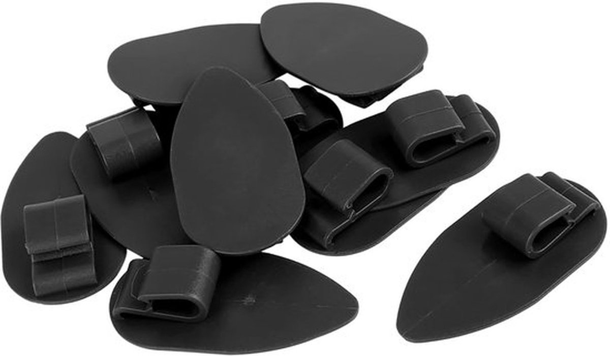 Bevestigingsclip Antislip - 10 Stuks - 28 x 56 mm - Duurzaam Kunststof - Geschikt voor Auto/SUV/Vrachtwagen - Eenvoudige Installatie - Vloermatclip