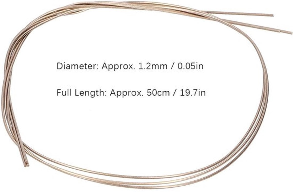 Soldeerstaaf - Handgemaakte materialen - Professioneel lassen - 50cm - Laswerkers - Geschikt voor sieraden - 3-delige set