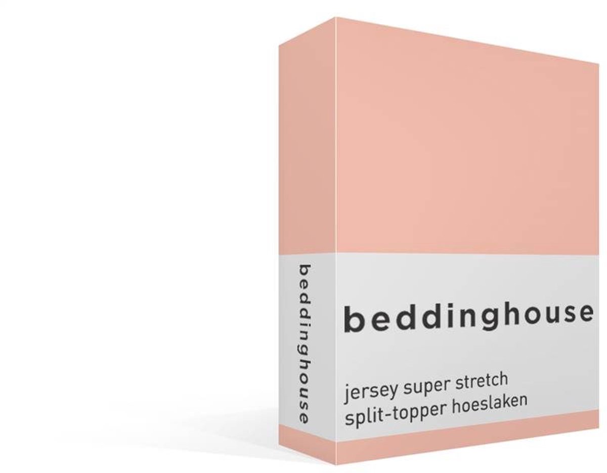 Beddinghouse katoen - Splittopper Hoeslaken - 180 x 200/220 cm Pocket depth: 25 cm Split: 85 cm - Nude