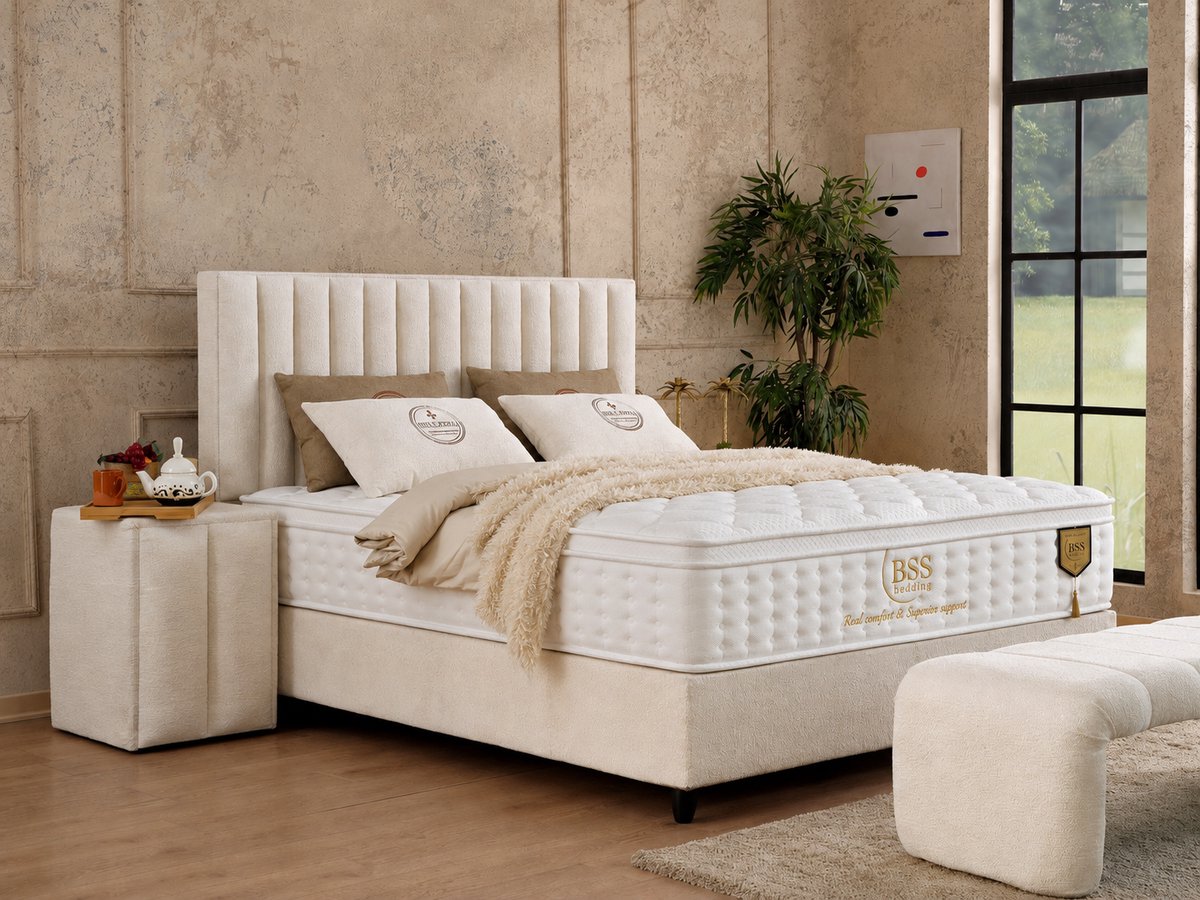 BSS Bedding Sydney Bellezza - Complete Boxspring - Boxspring 160x200 - Boxspring met Opbergruimte - Inclusief Dekbed thumbnail 6