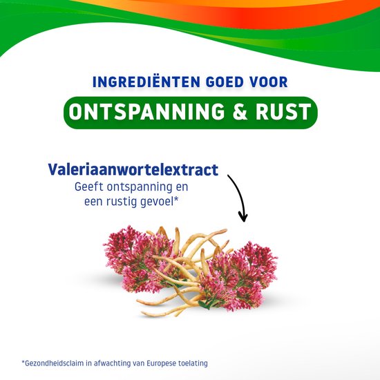 Valdispert Rust Sterk - Natuurlijk voedingssupplement met Valeriaanwortel voor rust & ontspanning* en vitamine B12- 50 tabletten