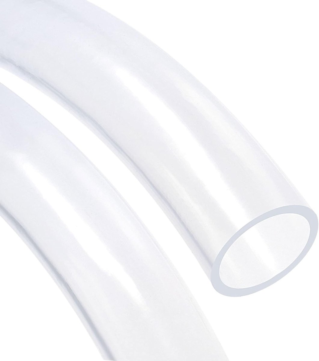 Flexibele PVC Slang 50mm ID 57mm OD - Lichtgewicht Plastic Tubing voor Water en Olie - 1 Meter Lengte