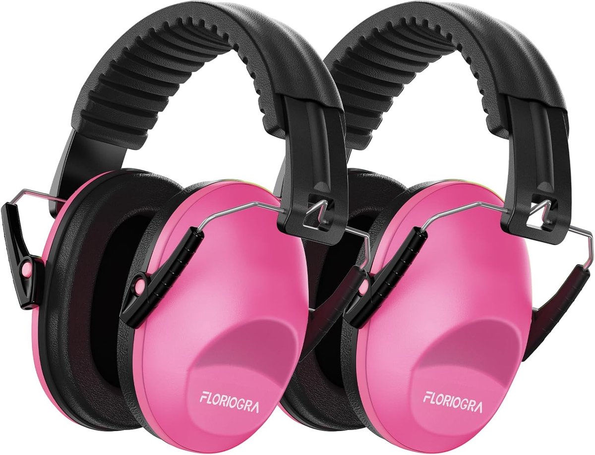 Thijox - Gehoorbescherming Kinderen Roze, Comfortabele en Veiligheidsvriendelijke Oorkappen voor Feesten, Festivals en Thuisgebruik, Eén Maat, Perfect
