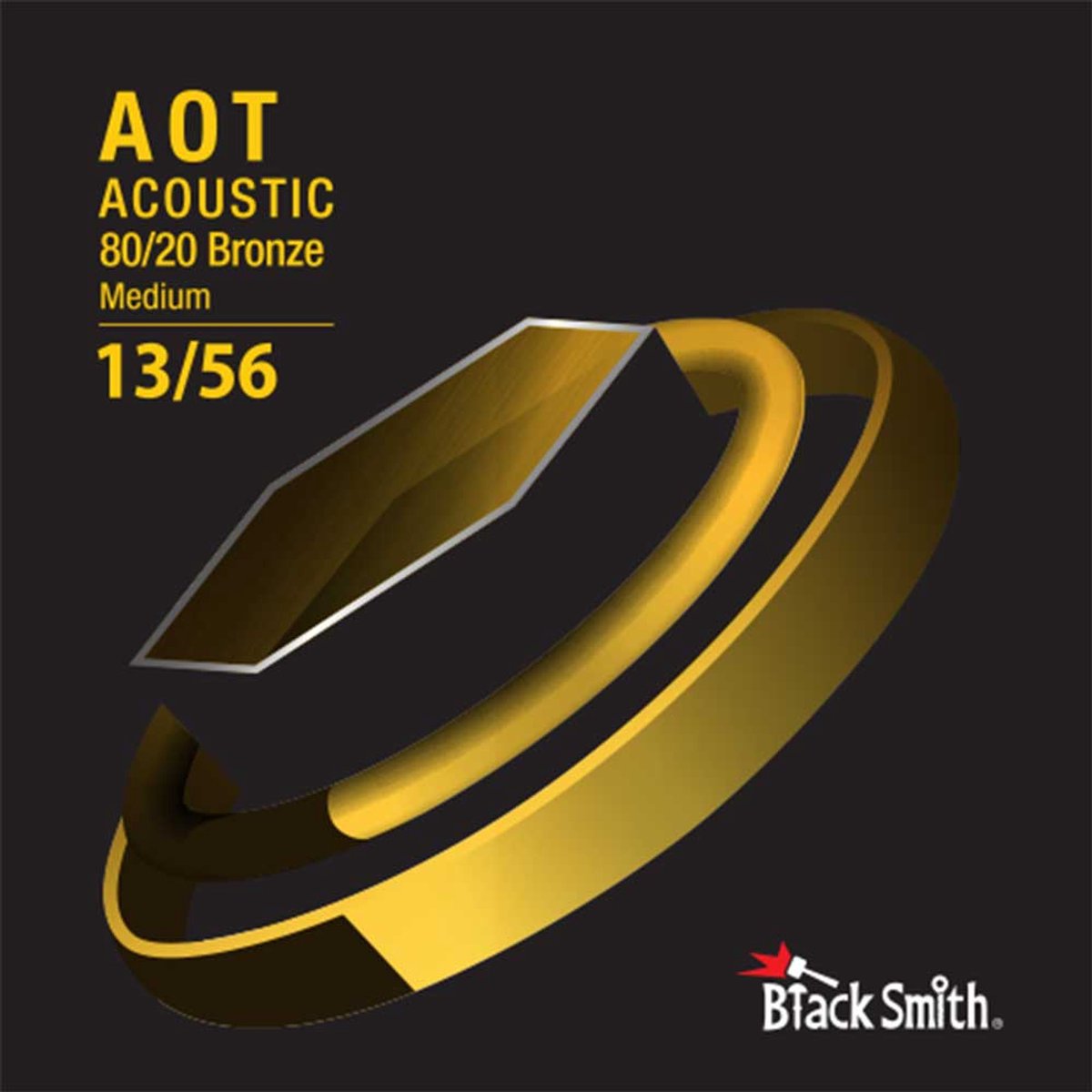 BlackSmith ABR-1356 Nano-Carbon Coated Bronze Akoestische Gitaarsnaren (13-56)