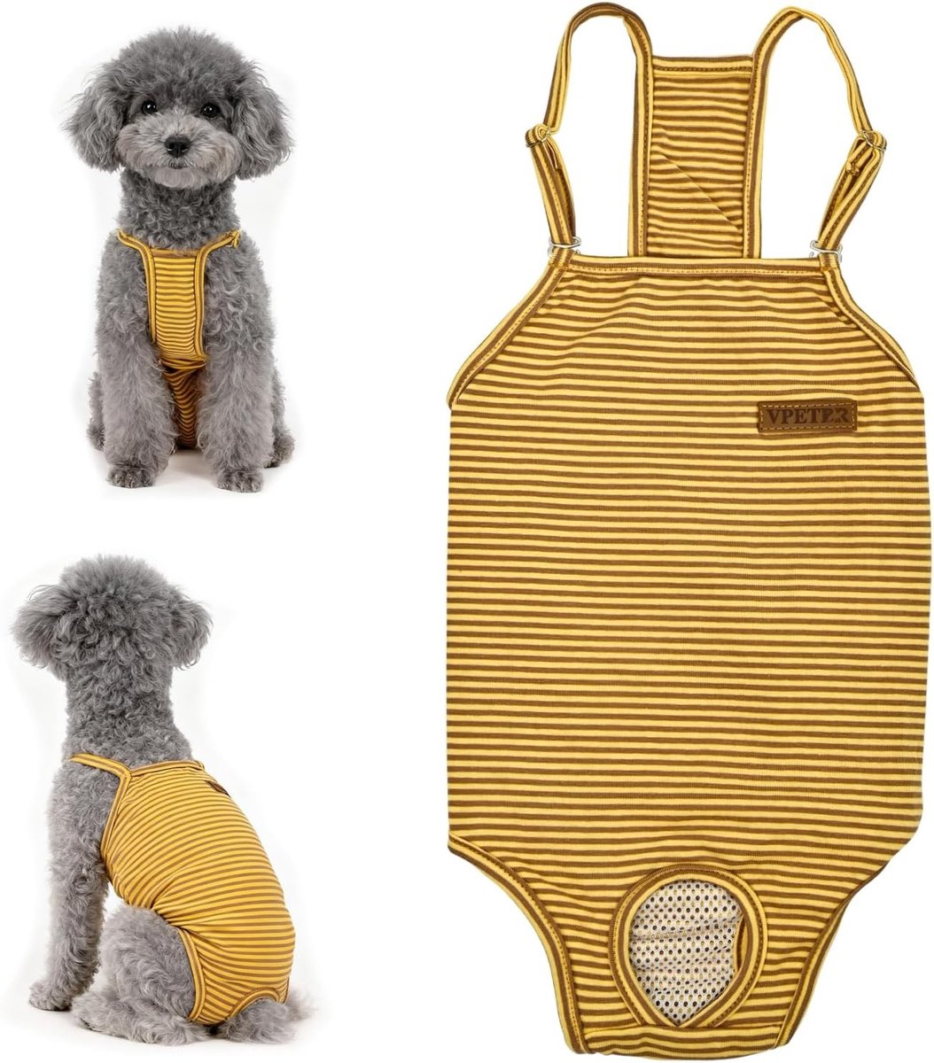 Herbruikbare hondenluiers voor incontinentie - Comfortabele en ademende loopbroekjes voor huisdieren (L)