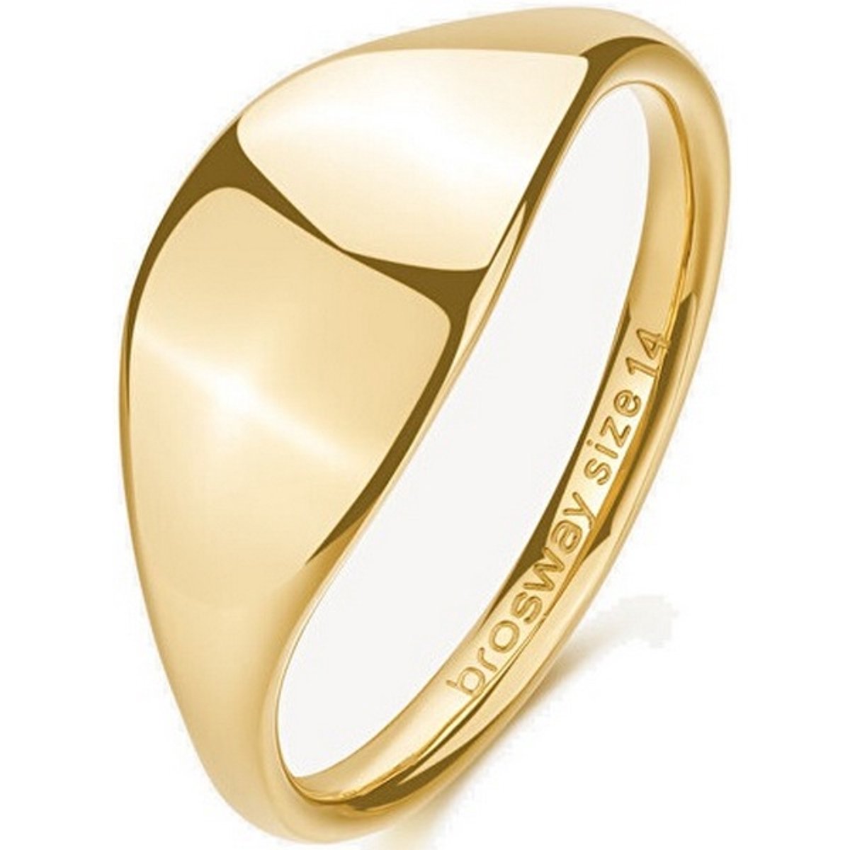 BROSWAY ESSENTIAL BNL120 - 54 MM - GOLD-PLATED RING 1 STUK