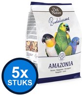 5x Deli Nature - Birdelicious papegaaien amazonia 2kg - Vogelvoer - 2 kg