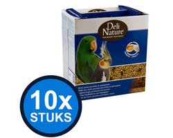10x Deli Nature - eivoer grote parkiet/papegaai 800gr - Vogelvoer - 800 g