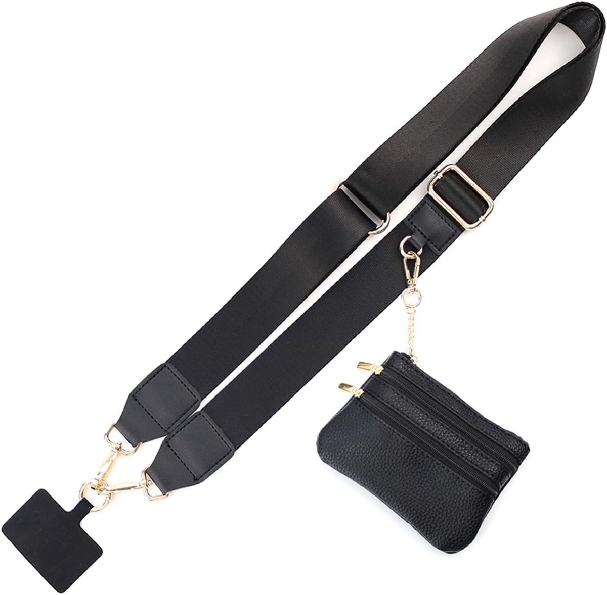 Mobiel lanyard met portemonnee - verstelbaar design - anti-diefstal - voor dagelijks gebruik - ShopVlot