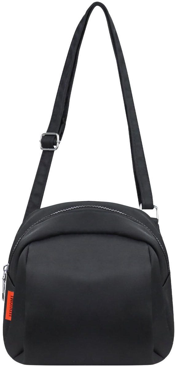 Dailygoods - Nylon kleine schoudertas, damesschoudertas met verstelbare schouderriem en ritssluiting, crossbody tas voor reizen, winkelen, dates en dagelijks gebruik