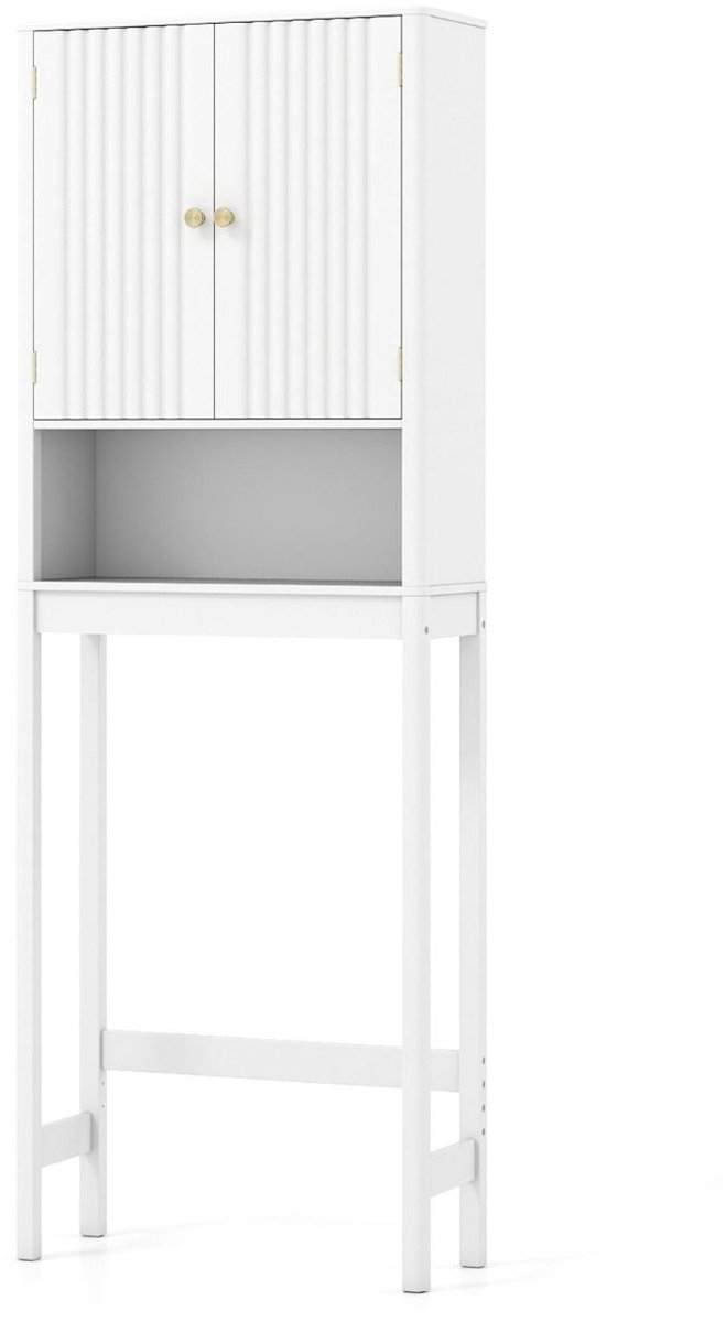 SureDeal® - Badkamerkast - Toiletplank Toiletplank - Verstelbare Planken Toiletkast - Kast