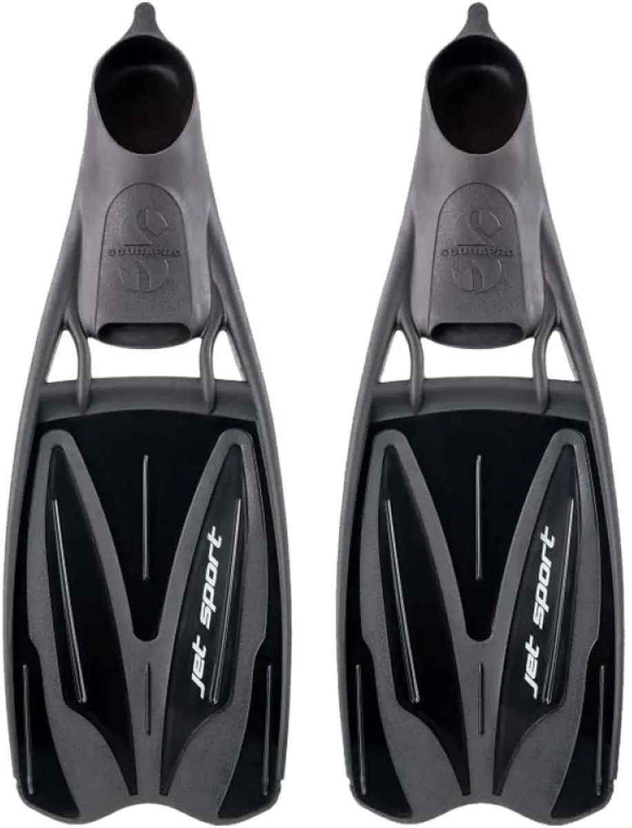 Scubapro Jet Sport Full Foot Duikvinnen Zwart EU 43-46