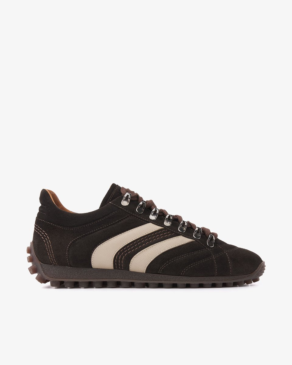 VIA VAI Jack Nathan Sneakers Heren - Leer,Suède - Bruin - Maat 46