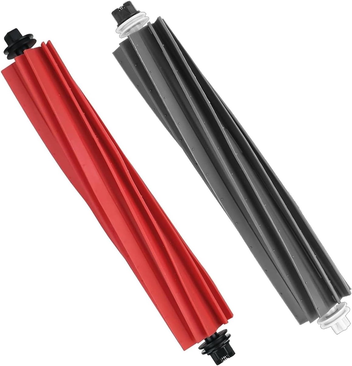 Accessoires voor Robotstofzuigers - Rubber Duo Borstel voor Hoofdborstel, Vervangende Onderdelen en Schoonmaakaccessoires (Set van 2)