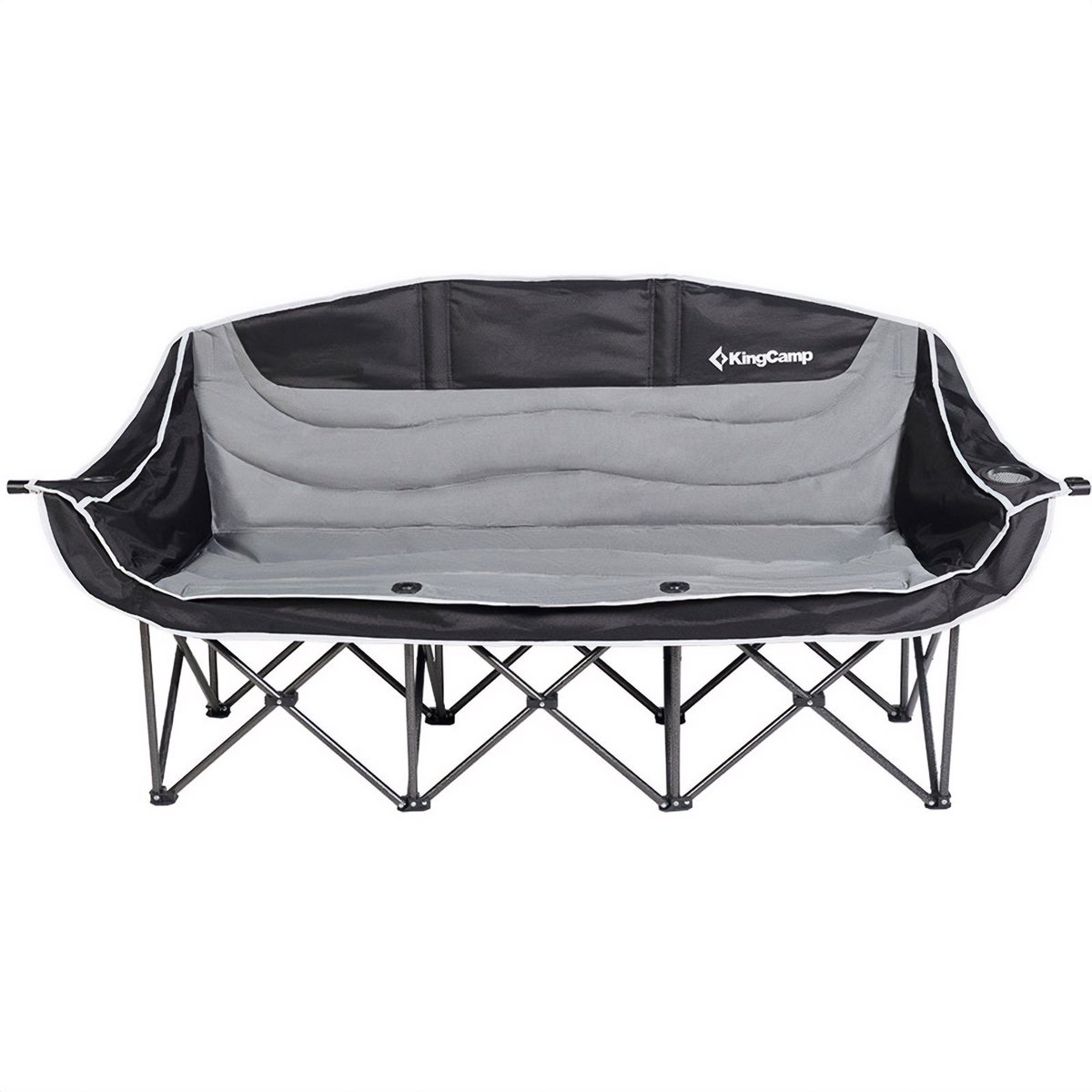 Campingbank Triple Deluxe Lounge - 3-persoons klapstoelbank 270 kg