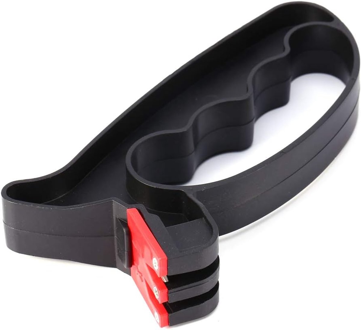 SnelShoppen - Professionele 2-in-1 Keukenmes Slijper - Handheld Schaar Slijper - Duurzaam Keukengereedschap voor Perfecte Snijdingen - Voor Thuis en K