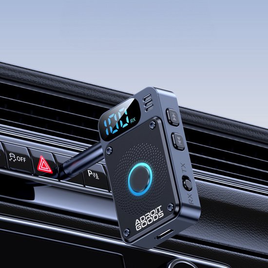 AdroitGoods Bluetooth 5.4 Audio Adapter 2-in-1 Zender Ontvanger AUX Draadloos 3.5mm Transmitter Receiver Auto TV Koptelefoon 14U van AdroitGoods — afbeelding 3