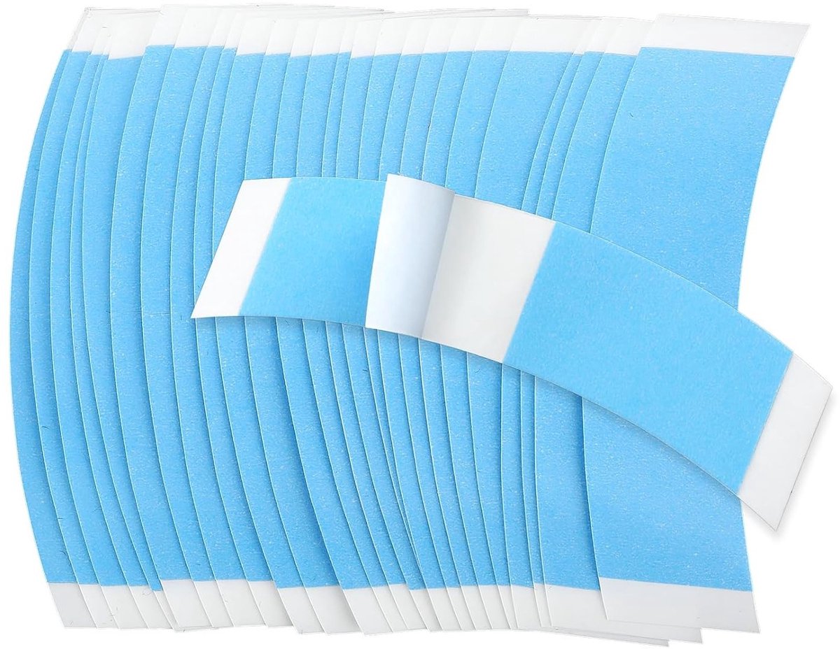 60 Stuks Dubbelzijdige Lijm Tape voor Lace Front Wimpers - Waterproof Vervangings Tape voor Haar Extensions en Schoonheidstools