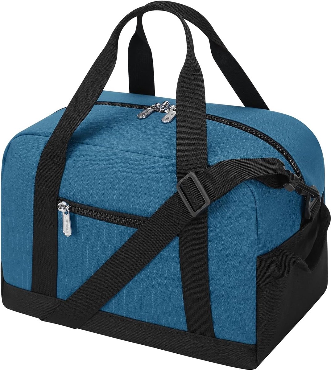 SnelShoppen - Mini Sports Bag Reisbagage Unisex - 12L Sporttas voor Weekend, Fitness, Reizen - Compact en Lichtgewicht 30x20x25cm - Felblauw