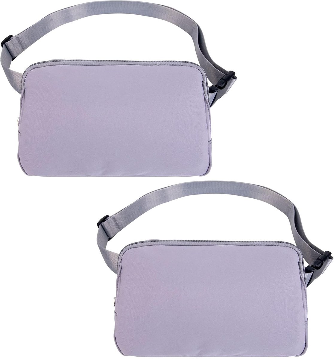 SnelShoppen - Bumbags Heuptas Dames - Grijze Fanny Pack - Eenvoudig en Stijlvol - Perfect voor Feest, Reizen, Festivals, en Dagelijks Gebruik - Ruim e