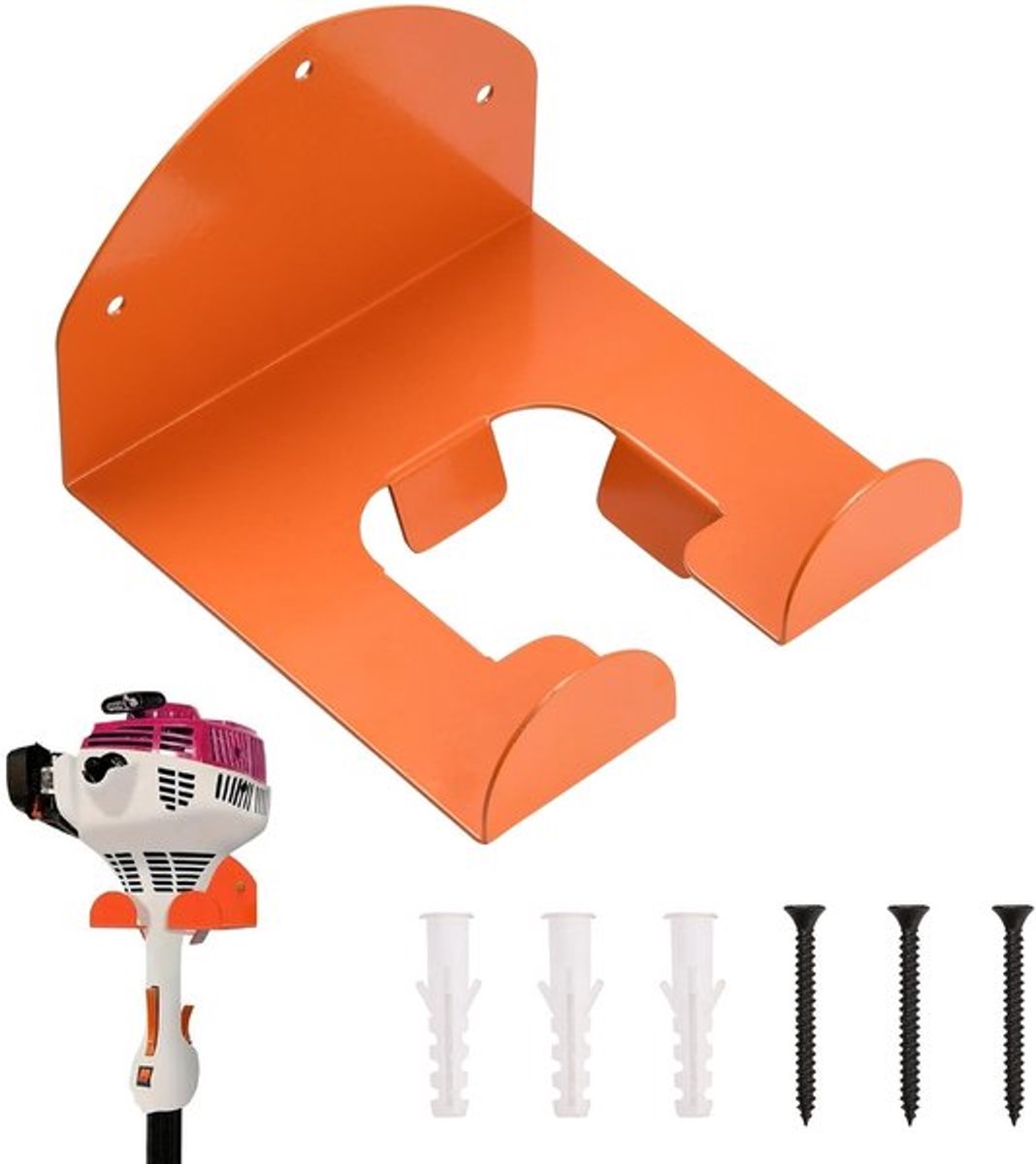 Zware Tuingereedschap Houder voor Wandmontage met 3 Schroeven