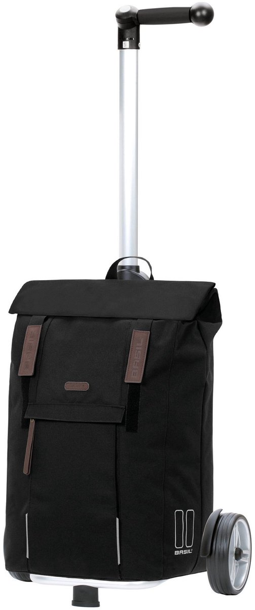 Andersen Shopper Unus Shopper Basil City Winkelwagen 57 cm - 45 L - schwarz