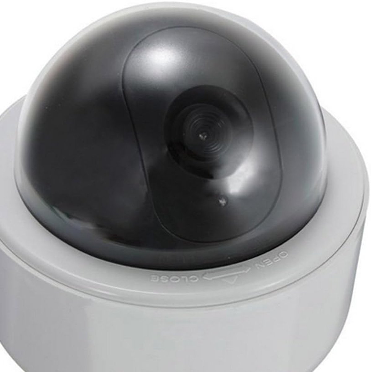 SnelShoppen - Rotatable Dummy Camera - Neppanel met LED Licht - Nep Beveiligingscamera voor Binnen en Buiten - Weerbestendig en Eenvoudig te Monteren