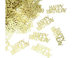 SnelShoppen - 200 Stuks Glitter Confetti - Tafel Decoratie voor Feest, Verjaardag, Bruiloft, Festival - 5 x 2.2 cm - Goud - Perfect voor DIY en Decora