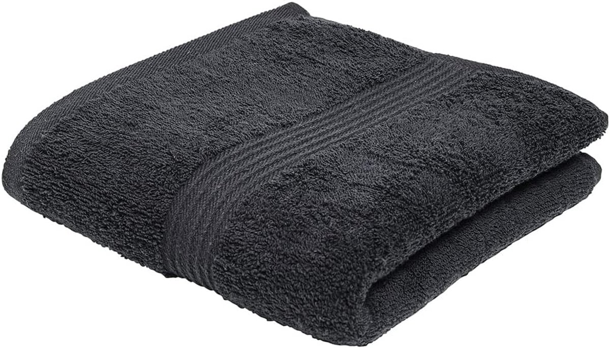 SnelShoppen - Badhanddoek 50 x 90 cm - Katoen - Effen - Duurzaam en Machinewasbaar - Ideaal voor Thuis, Sport en Vakantie