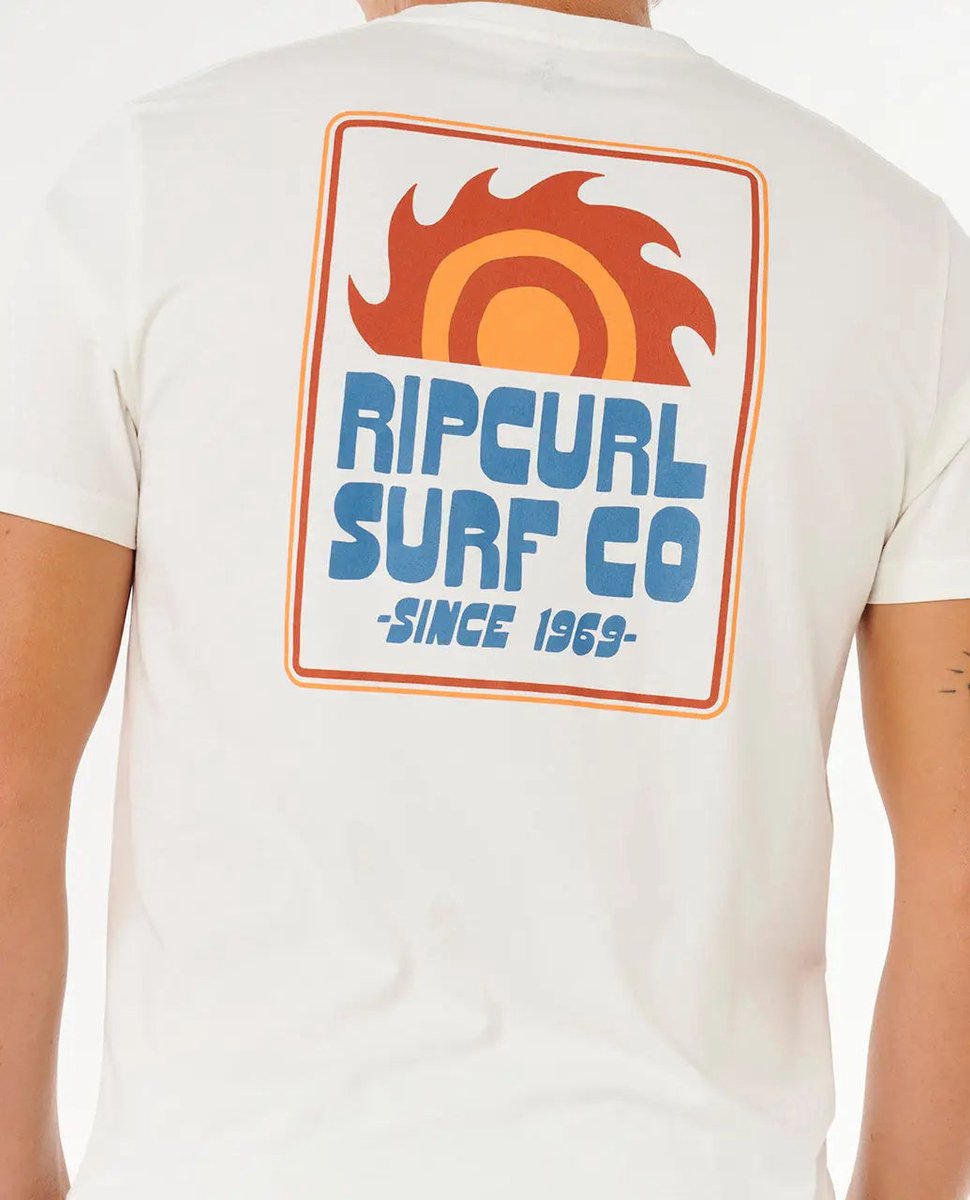 Rip Curl Pacific Rinse Sunrise TEE - Bone