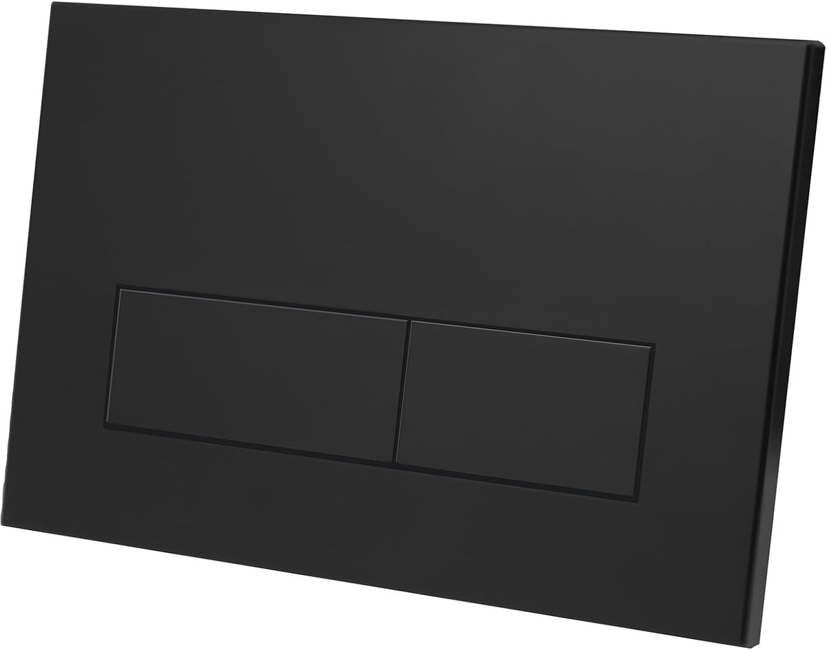 SnelShoppen - Drukplaat Toilet Spoelplaat Geschikt voor Sigma 01/20/30, UP300 & UP320, Dubbele Spoeling, Bedieningselement 245 × 164 mm, Spoelframe (M