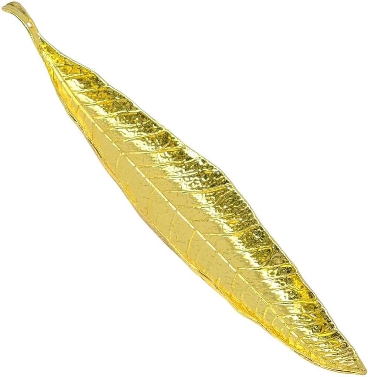 Metalen Leaf Boot Incense Burner - Vintage Ash Collector voor Thuis en Theehuis, Perfect voor Aromatherapie en Meditatie