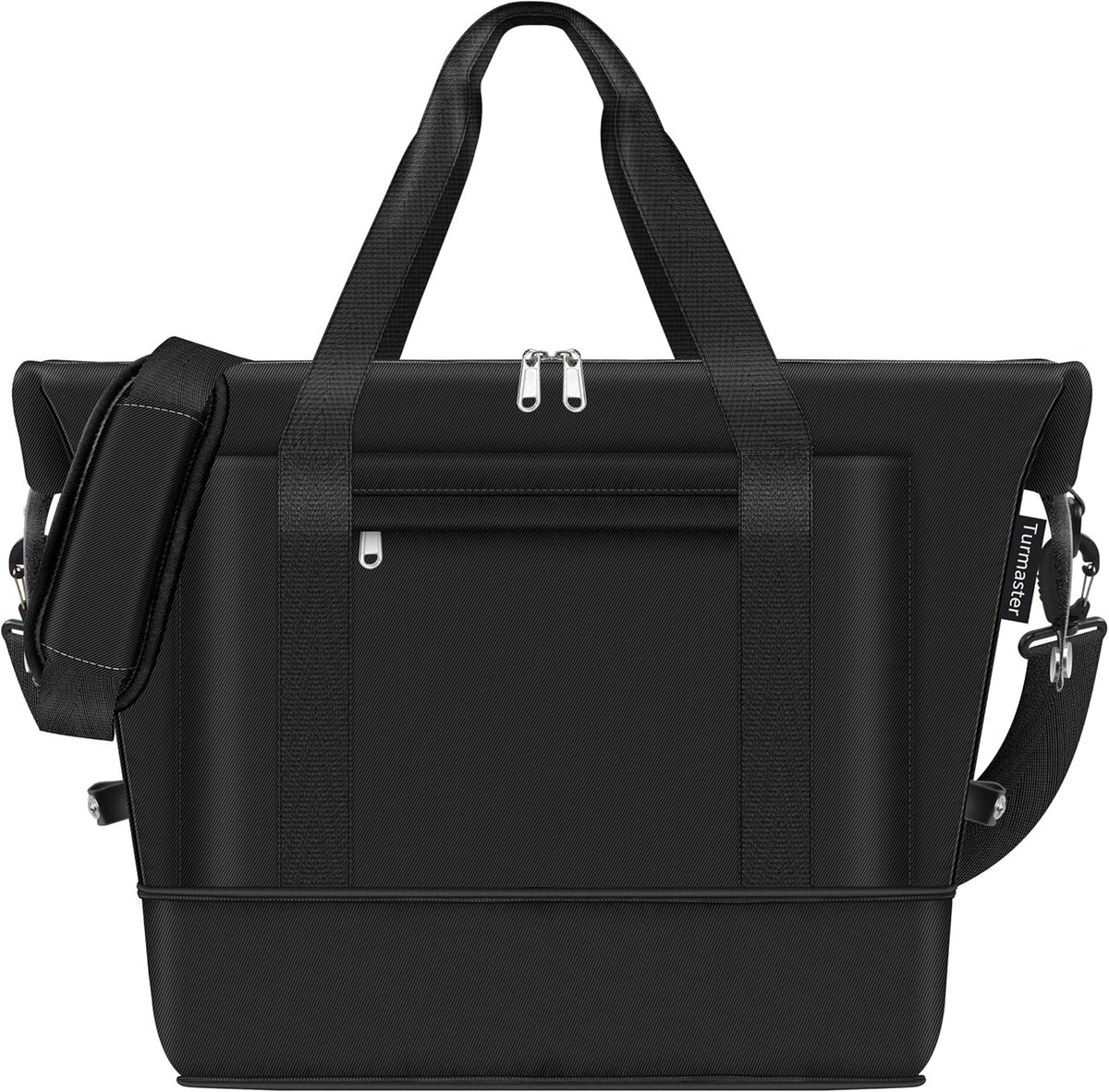 Thijox - Dames Reistas Handbagage 40x20x25 cm - Opvouwbare Weekendtas - Sporttas - Moedertas - Zwart - Perfect voor Reis, Sport en Dagelijkse Uitstapj