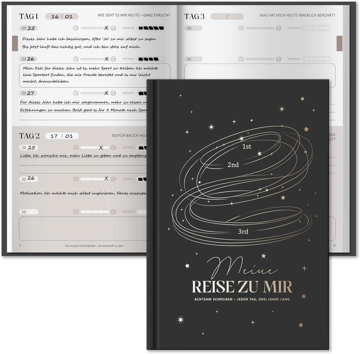 SnelShoppen - Le Journal de lecture, linnen grijs patroon, notitieboek, leesjournal, schrijfboek, 120 pagina's, ideaal voor boekenliefhebbers, student