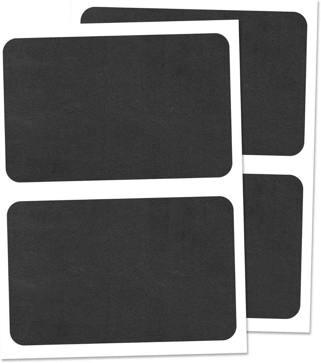 Grote Schoolbord Krijtbord Stickers - 50 Stuks, 150 x 100 mm - Uitwisbaar en Herbruikbaar