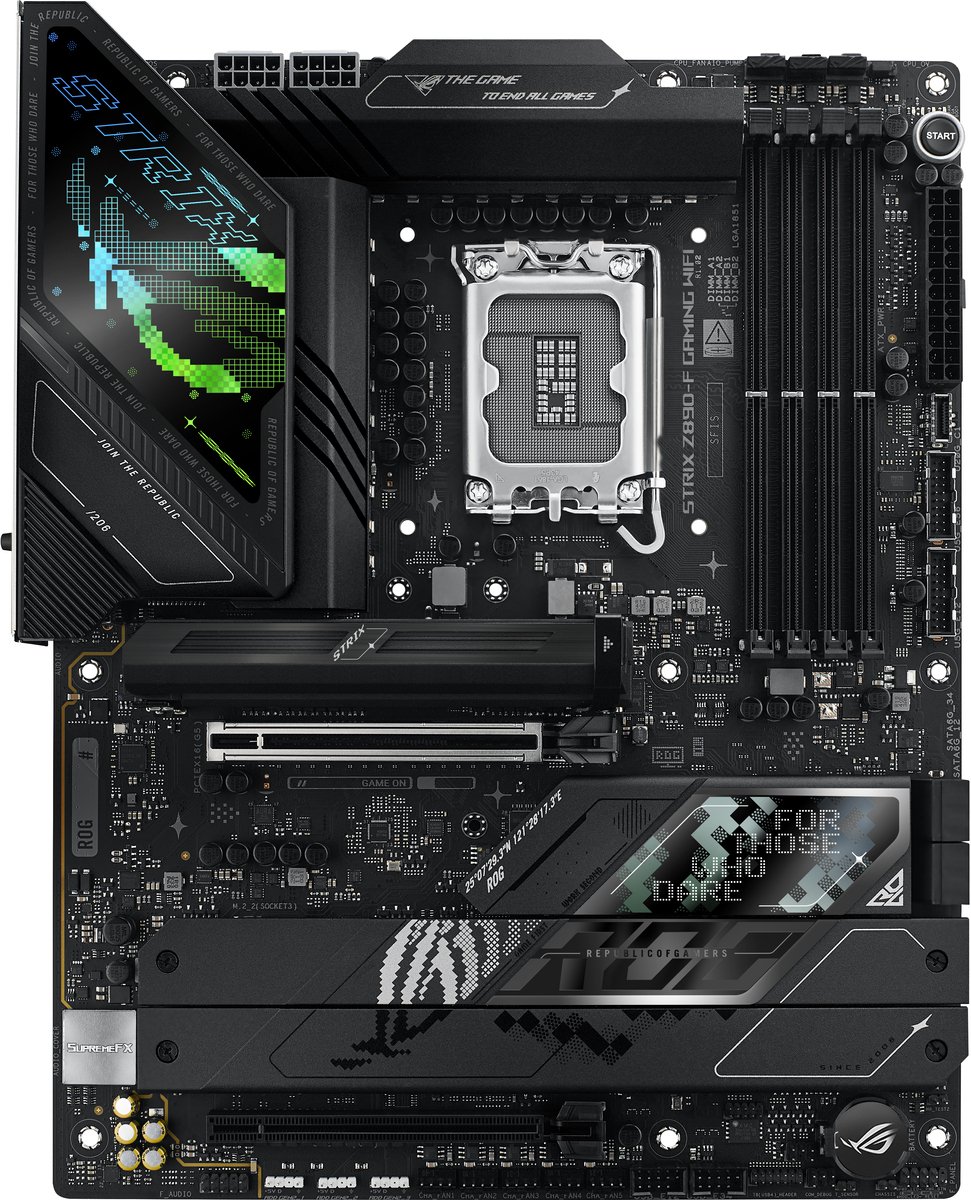 Azerty Combokit ASUS ROG 7 Plus - Combokit - Intel Core Ultra 7 270K Plus - ASUS ROG Strix Z890-F Gaming WiFi